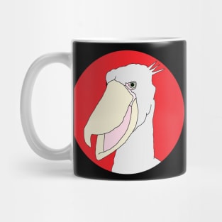 Shoebill Stork Cartoon Mug